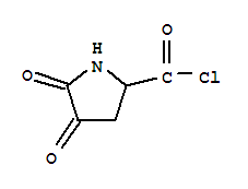 2-Pyrrolidinecarbonyl chloride,4,5-dioxo-(9ci) Structure,64154-86-5Structure