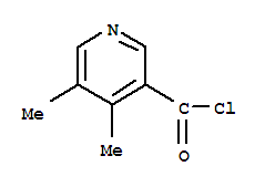 3-Pyridinecarbonyl chloride,4,5-dimethyl-(9ci) Structure,64172-73-2Structure