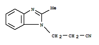 1H-benzimidazole-1-propanenitrile,2-methyl-(9ci) Structure,64266-18-8Structure