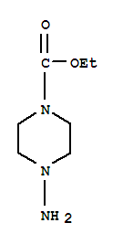 1-Piperazinecarboxylicacid,4-amino-,ethylester(9ci) Structure,64268-81-1Structure