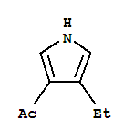 (9CI)-1-(4-乙基-1H-吡咯-3-基)-乙酮結(jié)構(gòu)式_64276-60-4結(jié)構(gòu)式