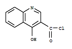 3-喹啉羰酰氯,4-羥基-(9CI)結(jié)構(gòu)式_64321-68-2結(jié)構(gòu)式