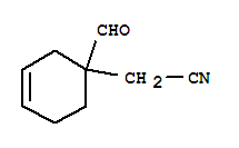 3-Cyclohexene-1-acetonitrile,1-formyl-(9ci) Structure,64404-62-2Structure