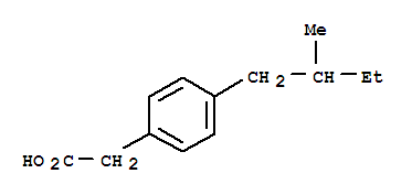 Benzeneacetic acid,4-(2-methylbutyl)-(9ci) Structure,64451-68-9Structure