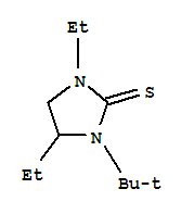 (9ci)-3-(1,1-二甲基乙基)-1,4-二乙基-2-咪唑啉硫酮結(jié)構(gòu)式_644985-68-2結(jié)構(gòu)式