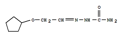 Hydrazinecarboxamide, 2-[2-(cyclopentyloxy)ethylidene]-(9ci) Structure,64598-09-0Structure