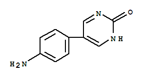 2(1H)-pyrimidinone, 5-(4-aminophenyl)-(9ci) Structure,64606-18-4Structure