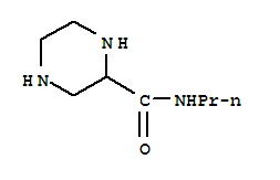 2-Piperazinecarboxamide,n-propyl-(9ci) Structure,646523-34-4Structure