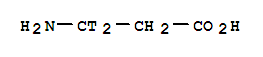 Beta-alanine,[3-3h(n)] Structure,64700-13-6Structure