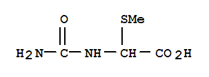 Acetic acid, [(aminocarbonyl)amino](methylthio)-(9ci) Structure,64732-09-8Structure