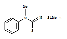 (9ci)-1,1,1-三甲基-n-(3-甲基-2(3h)-苯并噻唑)-硅胺結(jié)構(gòu)式_64874-21-1結(jié)構(gòu)式