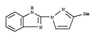 1H-benzimidazole,2-(3-methyl-1h-pyrazol-1-yl)-(9ci) Structure,6488-90-0Structure