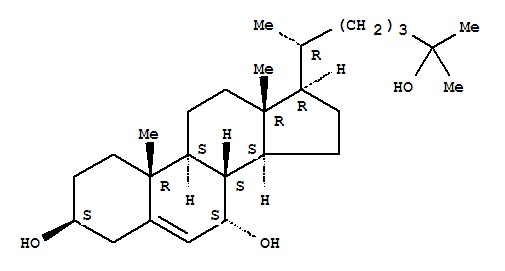 (3Beta,7alpha)-cholest-5-ene-3,7,25-triol Structure,64907-22-8Structure