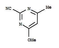 2-Pyrimidinecarbonitrile, 4-methoxy-6-methyl-(6ci,9ci)Structure,64929-17-5Structure 2-Pyrimidinecarbonitrile, 4-methoxy-6-methyl-(6ci,9ci) Structure,64929-17-5Structure