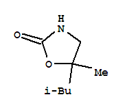 (5ci)-5-異丁基-5-甲基-2-噁唑烷酮結構式_649568-32-1結構式