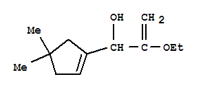 1-Cyclopentene-1-methanol,-alpha--(1-ethoxyethenyl)-4,4-dimethyl-(9ci) Structure,649570-42-3Structure