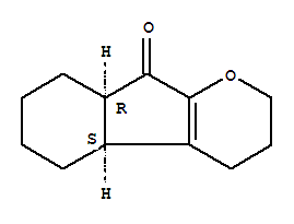 (9ci)-3,4,4b,5,6,7,8,8a-八氫-茚并[2,1-b]吡喃-9(2H)-酮結(jié)構(gòu)式_649570-73-0結(jié)構(gòu)式