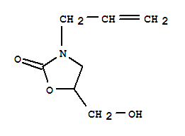 (9ci)-5-(羥基甲基)-3-(2-丙烯基)-2-噁唑烷酮結構式_649761-78-4結構式