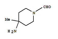 1-Piperidinecarboxaldehyde, 4-amino-4-methyl-(9ci) Structure,651056-98-3Structure