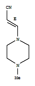 2-Propenenitrile,3-(4-methyl-1-piperazinyl)-,(e)-(9ci) Structure,65157-87-1Structure