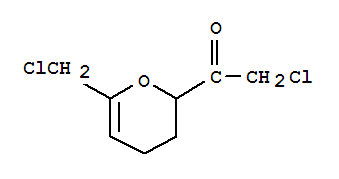 Ethanone, 2-chloro-1-[6-(chloromethyl)-3,4-dihydro-2h-pyran-2-yl]-(9ci) Structure,65213-44-7Structure