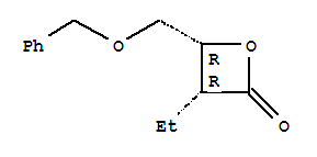 (3r,4r)-(9ci)-3-乙基-4-[(苯基甲氧基)甲基]-2-氧雜環(huán)丁烷酮結(jié)構(gòu)式_652150-92-0結(jié)構(gòu)式