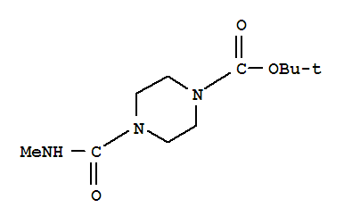 Tert-butyl 4-(methylcarbamoyl)piperazine-1-carboxylate Structure,652154-14-8Structure