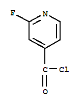 2-Fluoro-4-pyridinecarbonyl chloride Structure,65352-95-6Structure