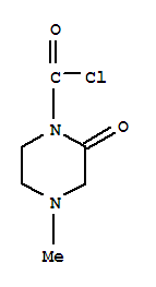 1-Piperazinecarbonyl chloride, 4-methyl-2-oxo-(9ci) Structure,65464-06-4Structure