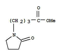 Methyl 4-(2-oxopyrrolidin-1-yl) butanoate Structure,6740-20-1Structure