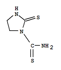 2-硫氧代-1-咪唑啉硫代甲酰胺結(jié)構(gòu)式_695-76-1結(jié)構(gòu)式