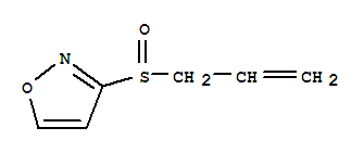 Isoxazole, 3-(2-propenylsulfinyl)-(9ci) Structure,69528-81-0Structure