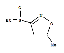 Isoxazole, 3-(ethylsulfinyl)-5-methyl-(9ci) Structure,69528-85-4Structure