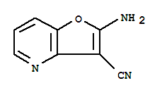 Furo[3,2-b]pyridine-3-carbonitrile,2-amino-(9ci) Structure,69539-66-8Structure