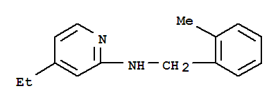 2-Pyridinamine,4-ethyl-n-[(2-methylphenyl)methyl]-(9ci) Structure,696585-63-4Structure