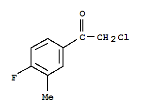 Ethanone, 2-chloro-1-(4-fluoro-3-methylphenyl)-(9ci) Structure,696616-24-7Structure