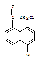 Ethanone, 2-chloro-1-(5-hydroxy-1-naphthalenyl)-(9ci) Structure,697746-57-9Structure