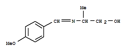 1-Propanol,2-[[(4-methoxyphenyl)methylene]amino]-(9ci) Structure,697763-69-2Structure