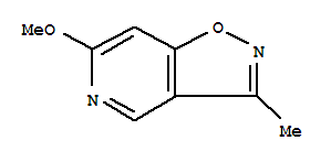 (9ci)-6-甲氧基-3-甲基-異噁唑并[4,5-c]吡啶結(jié)構(gòu)式_69790-39-2結(jié)構(gòu)式