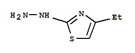 (4-乙基-噻唑-2-基)-肼結(jié)構(gòu)式_700804-00-8結(jié)構(gòu)式