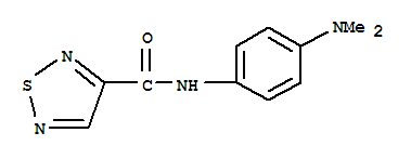 1,2,5-Thiadiazole-3-carboxamide,n-[4-(dimethylamino)phenyl]-(9ci) Structure,700850-84-6Structure