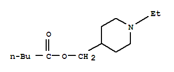 Pentanoic acid, (1-ethyl-4-piperidinyl)methyl ester (9ci) Structure,700870-67-3Structure