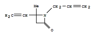 2-Azetidinone,4-ethenyl-4-methyl-1-(2-propenyl)-(9ci) Structure,701304-73-6Structure