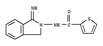 2-Thiophenecarboxamide,n-(1,3-dihydro-1-imino-2h-isoindol-2-yl)-(9ci) Structure,702629-69-4Structure