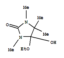 (9ci)-4-乙氧基-4-羥基-1,3,5,5-四甲基-2-咪唑啉酮結(jié)構(gòu)式_705282-76-4結(jié)構(gòu)式