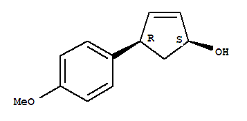 2-Cyclopenten-1-ol,4-(4-methoxyphenyl)-,(1r,4s)-rel-(9ci) Structure,705943-29-9Structure