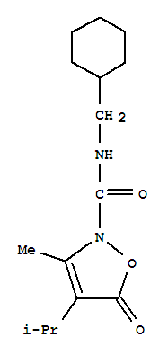 2(5H)-isoxazolecarboxamide, n-(cyclohexylmethyl)-3-methyl-4-(1-methylethyl)-5-oxo-Structure,706803-60-3Structure 2(5H)-isoxazolecarboxamide, n-(cyclohexylmethyl)-3-methyl-4-(1-methylethyl)-5-oxo- Structure,706803-60-3Structure