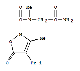  n-(2-氨基-2-氧代乙基)-n,3-二甲基-4-(1-甲基乙基)-5-氧代-2(5H)-異噁唑羧酰胺結(jié)構(gòu)式_706803-86-3結(jié)構(gòu)式