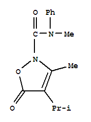 2(5H)-isoxazolecarboxamide, n,3-dimethyl-4-(1-methylethyl)-5-oxo-n-phenyl-Structure,706803-88-5Structure 2(5H)-isoxazolecarboxamide, n,3-dimethyl-4-(1-methylethyl)-5-oxo-n-phenyl- Structure,706803-88-5Structure