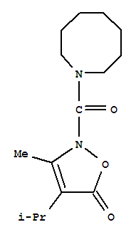 (9ci)-八氫-1-[[3-甲基-4-(1-甲基乙基)-5-氧代-2(5h)-異噁唑基]羰基]-吖辛因結(jié)構(gòu)式_706804-35-5結(jié)構(gòu)式